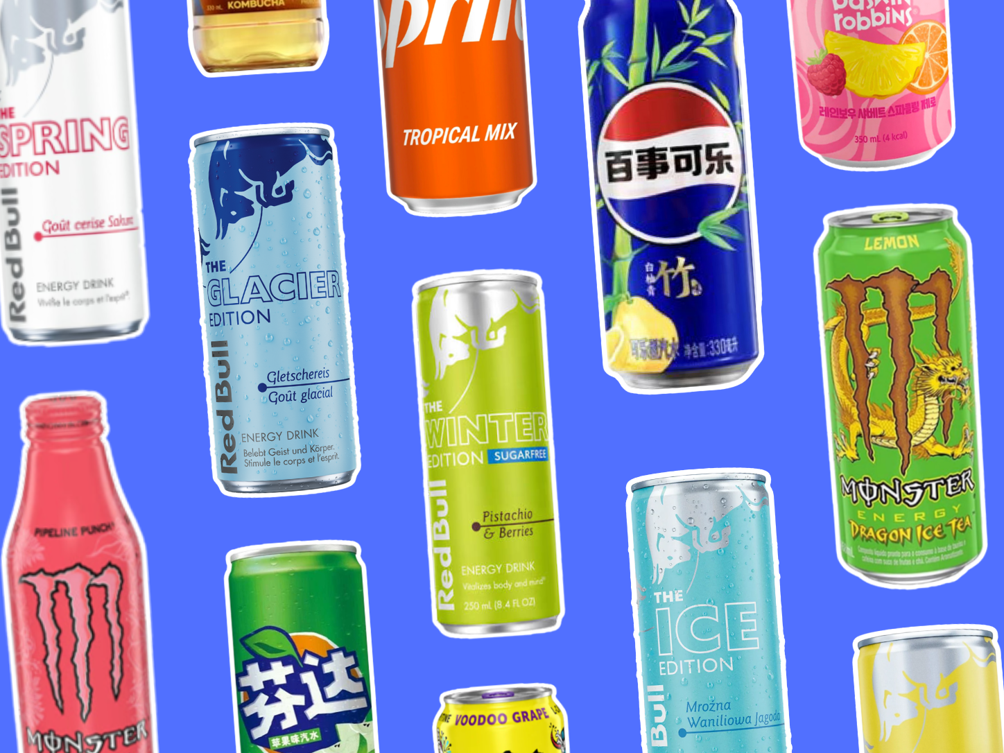Grossiste boissons – energy drinks, boissons sucrées, eaux et sirops
